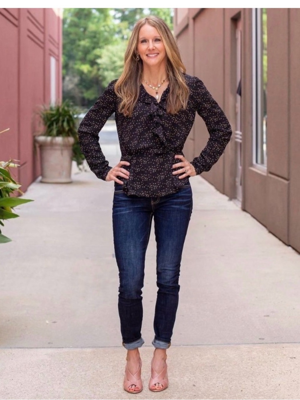 CAbi peplum shirt